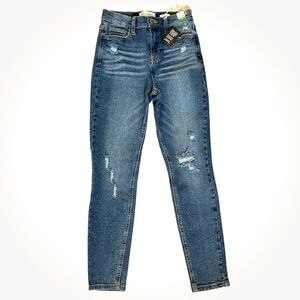RE Generation High Rise Ankle Skinny Jeans